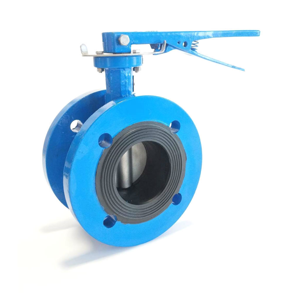 Ductile Iron Double Flanged Butterfly Valve