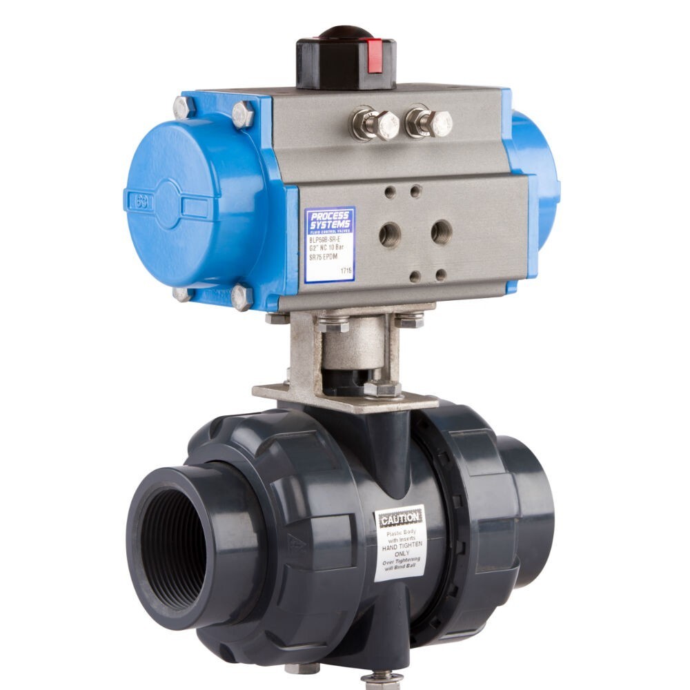 UV Stabalised PVC Double Acting Ball Valve