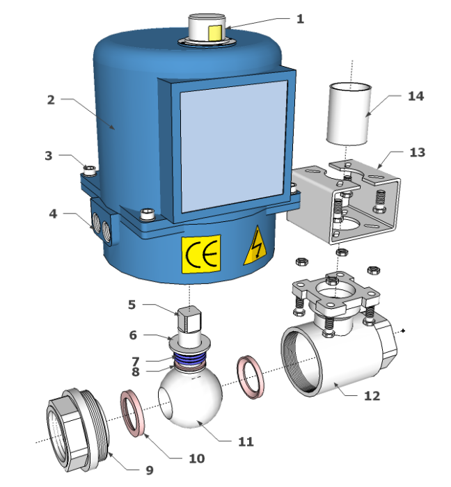 Electric High Pressure Ball Valve