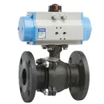 Cast Steel Spring Return ANSI 150 Flanged Fire Safe Ball Valve