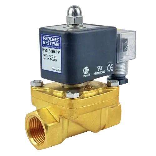 Brass Petrochemical Normally Closed Zero Differential Solenoid Valve