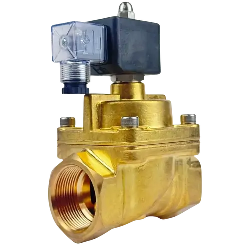 Brass High Pressure 80 BAR Normally Closed Solenoid Valve