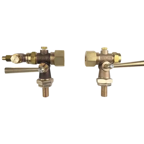 Threaded Bronze Water Gauge Mount set