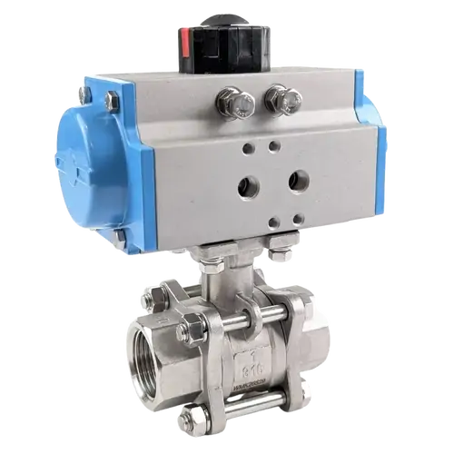 Stainless Steel Spring Return Ball Valve