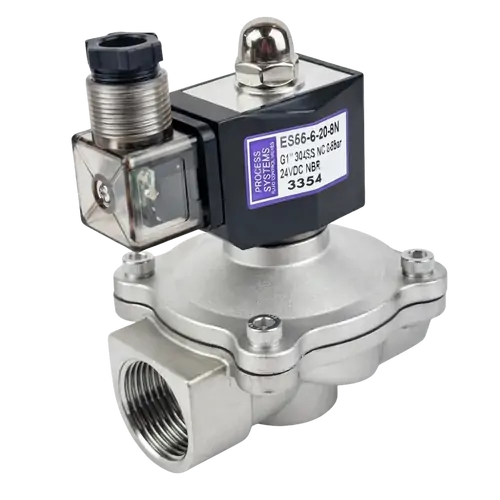 Stainless Steel General Purpose Zero Differential Normally Closed Solenoid Valve